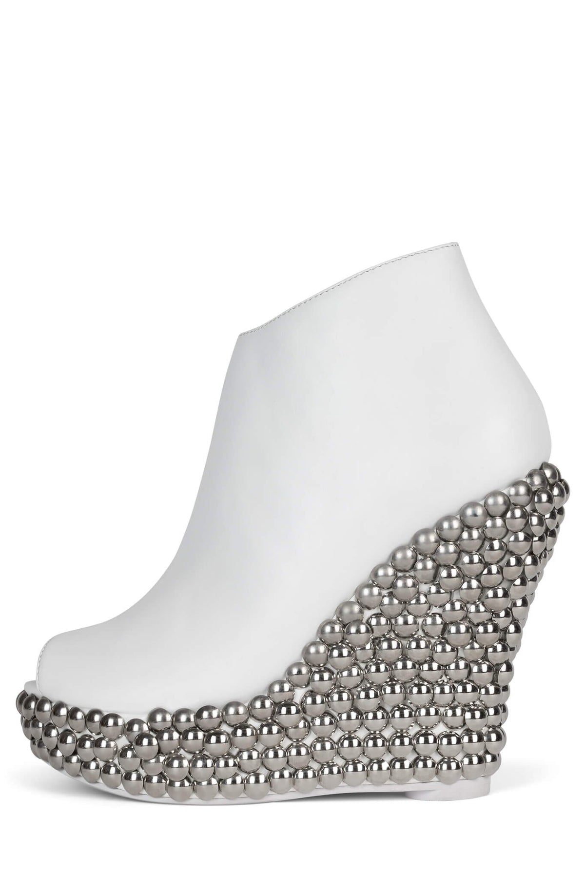 TICK Platform Booties - White |Jeffrey Campbell