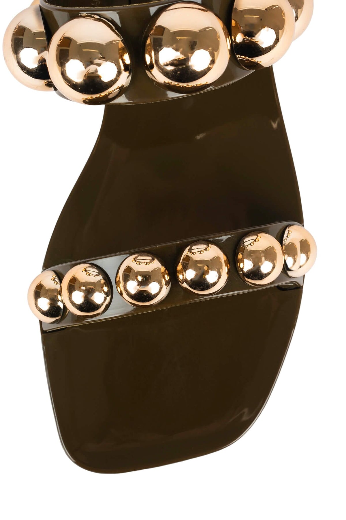 GUM-DROP Flat Sandals - Khaki Gold |Jeffrey Campbell