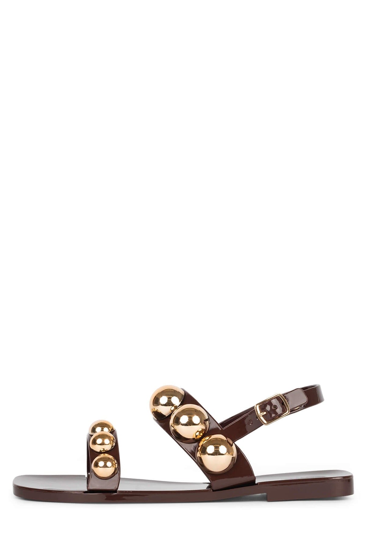 GUM-DROP Flat Sandals - Khaki Gold |Jeffrey Campbell