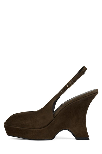 SUPERBA - Brown Suede |Jeffrey Campbell