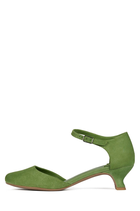 SCHOOLED - Green Suede |Jeffrey Campbell