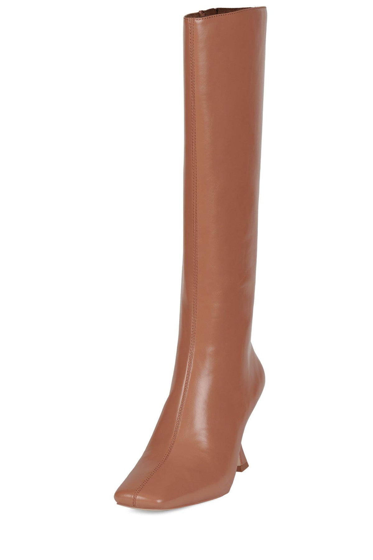 CHECKMATE2 Heeled Boot - Tan |Jeffrey Campbell