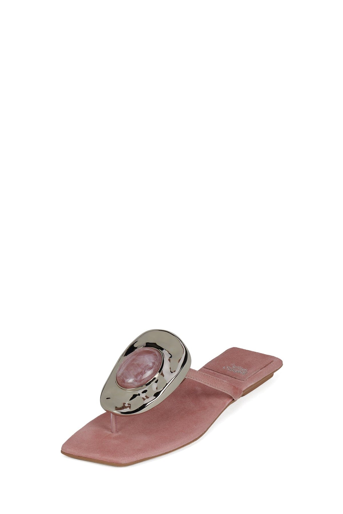 BAZAAR - Pink Suede Silver |Jeffrey Campbell