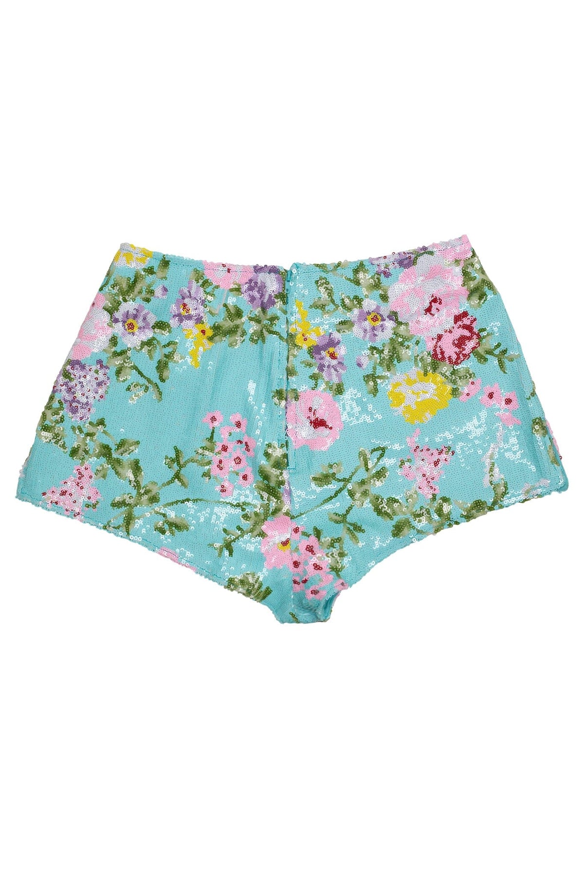 CHEEKZ-SEQ SHORTS - Blue Combo |Jeffrey Campbell