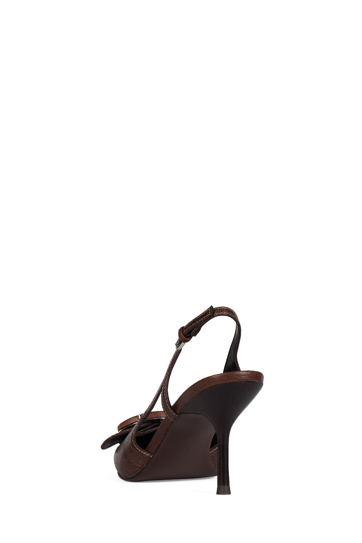 HANNIGAN Heeled Slingback - Brown Combo |Jeffrey Campbell