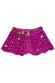 Fuchsia Suede Gold
