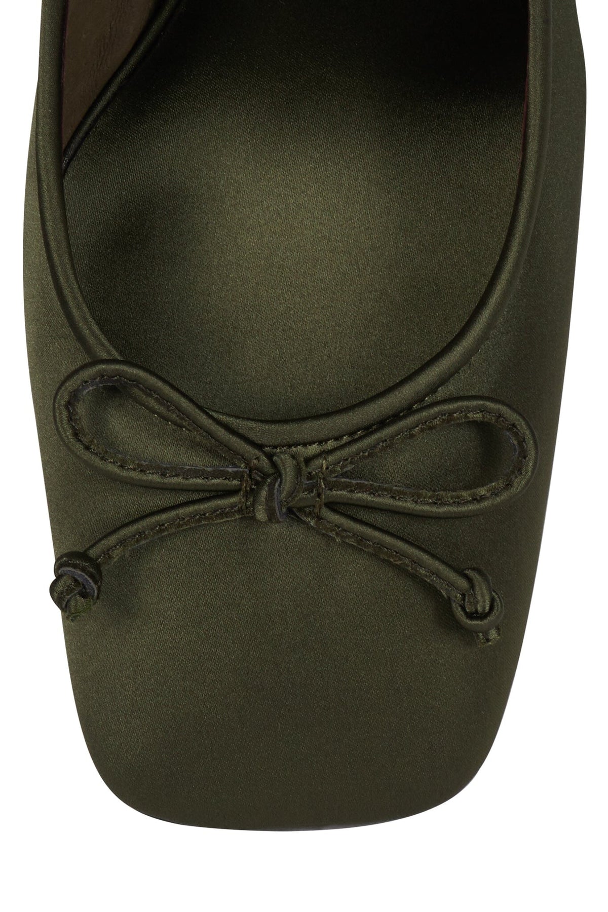 EFFACE Ballet Heels - Khaki Satin Combo |Jeffrey Campbell