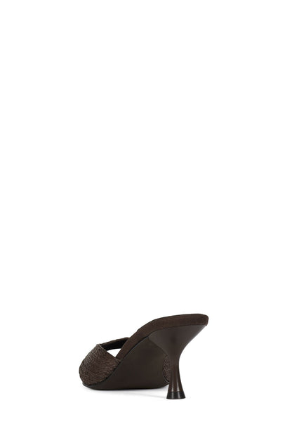 SPY-KID-RF - Dark Brown Raffia |Jeffrey Campbell
