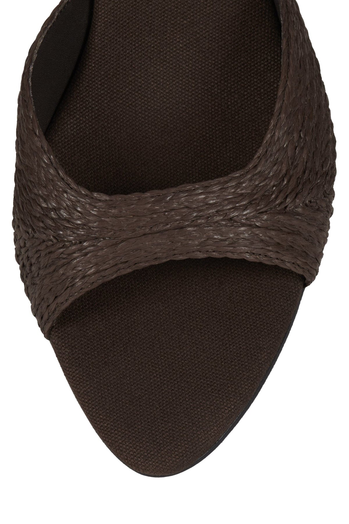 SPY-KID-RF - Dark Brown Raffia |Jeffrey Campbell