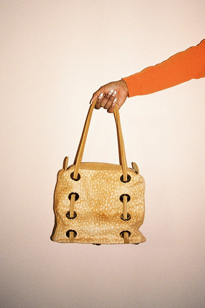 CHESSY-F - Tan Cream Dots |Jeffrey Campbell