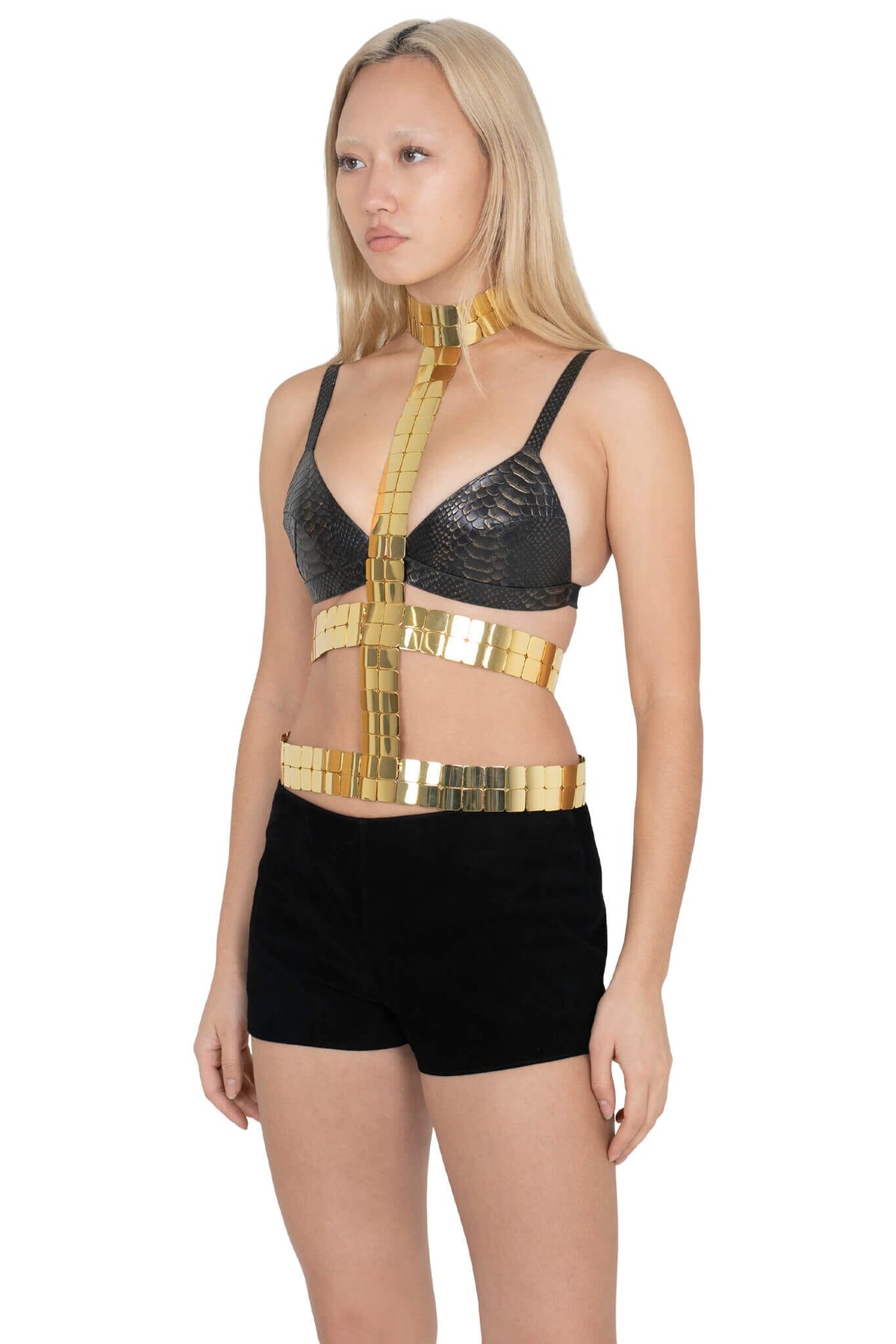 ABYSSINIA HARNESS Harness - Gold |Jeffrey Campbell