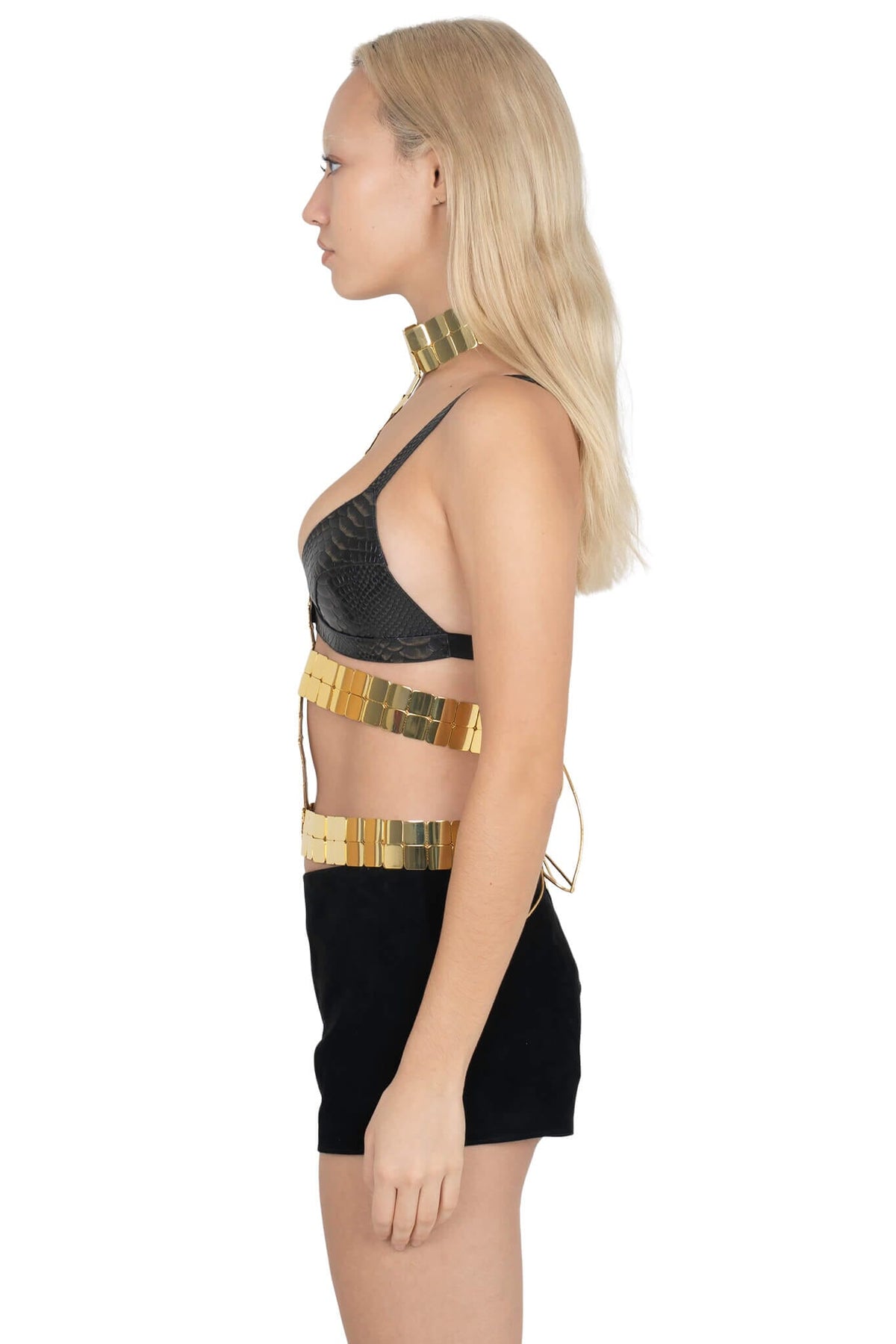 ABYSSINIA HARNESS Harness - Gold |Jeffrey Campbell