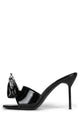 Black Crinkle Patent