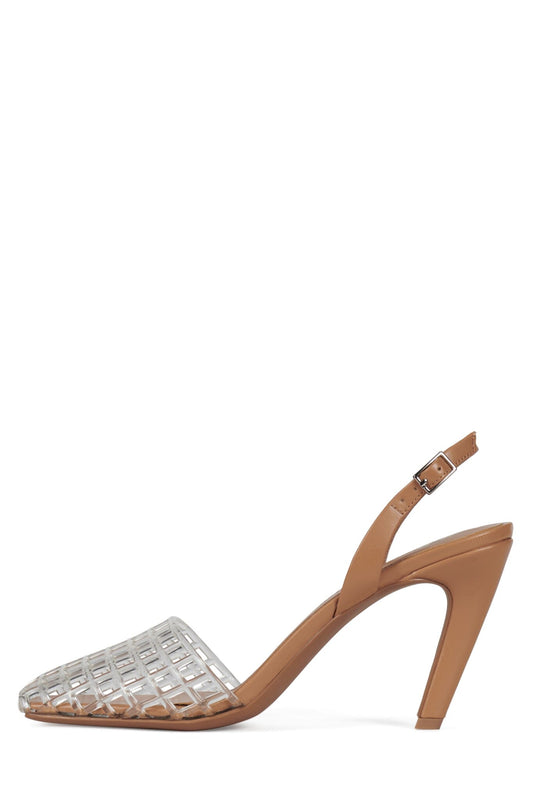 AVIARY - Clear Tan |Jeffrey Campbell