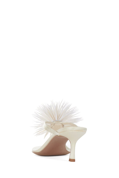 FIREWORK - Cream Satin |Jeffrey Campbell
