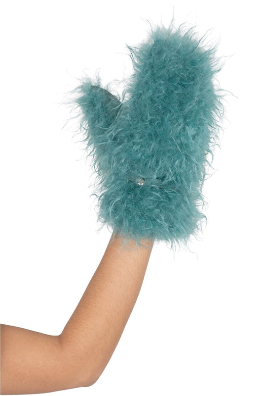 DORINA-F GLOVES - Turquoise Combo |Jeffrey Campbell