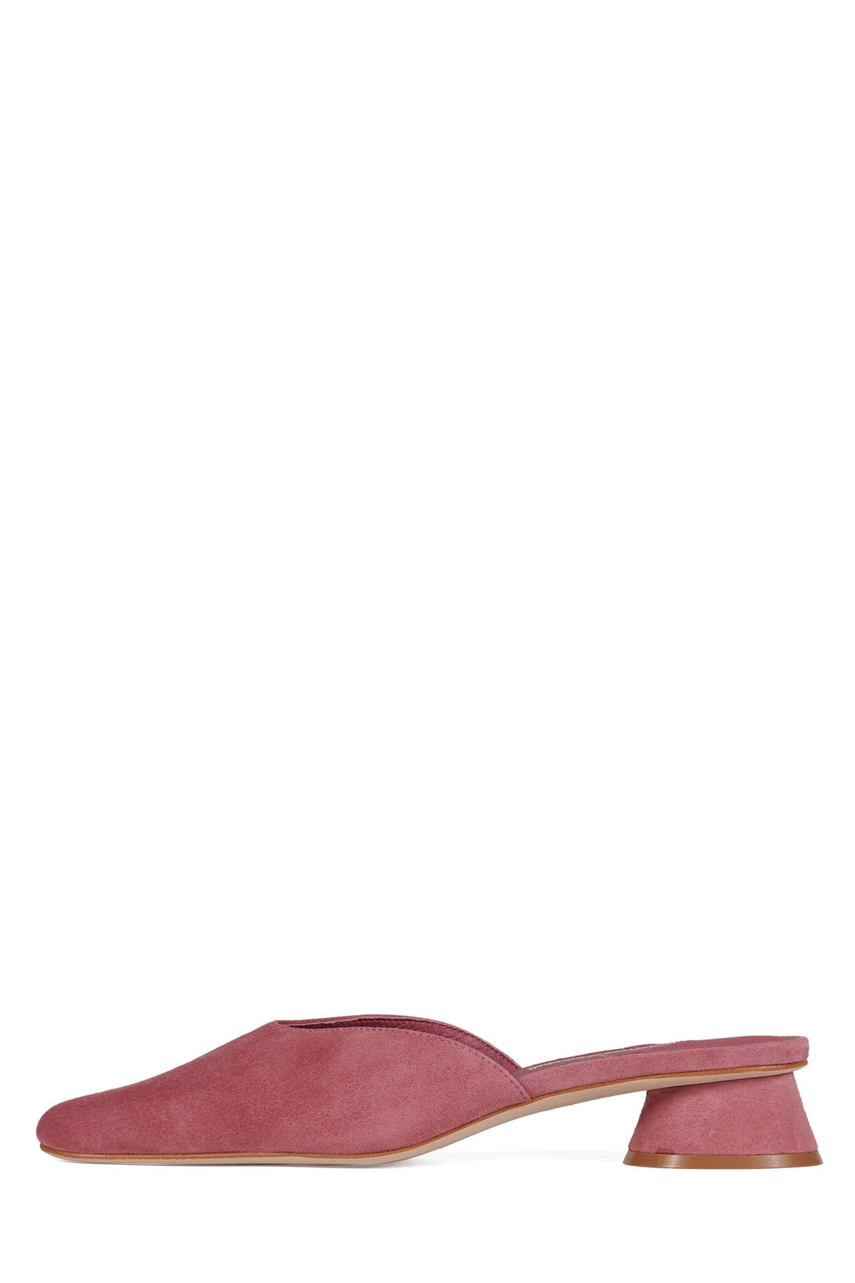 MOLLY Kitten Heel Mule - Dusty Rose Suede |Jeffrey Campbell