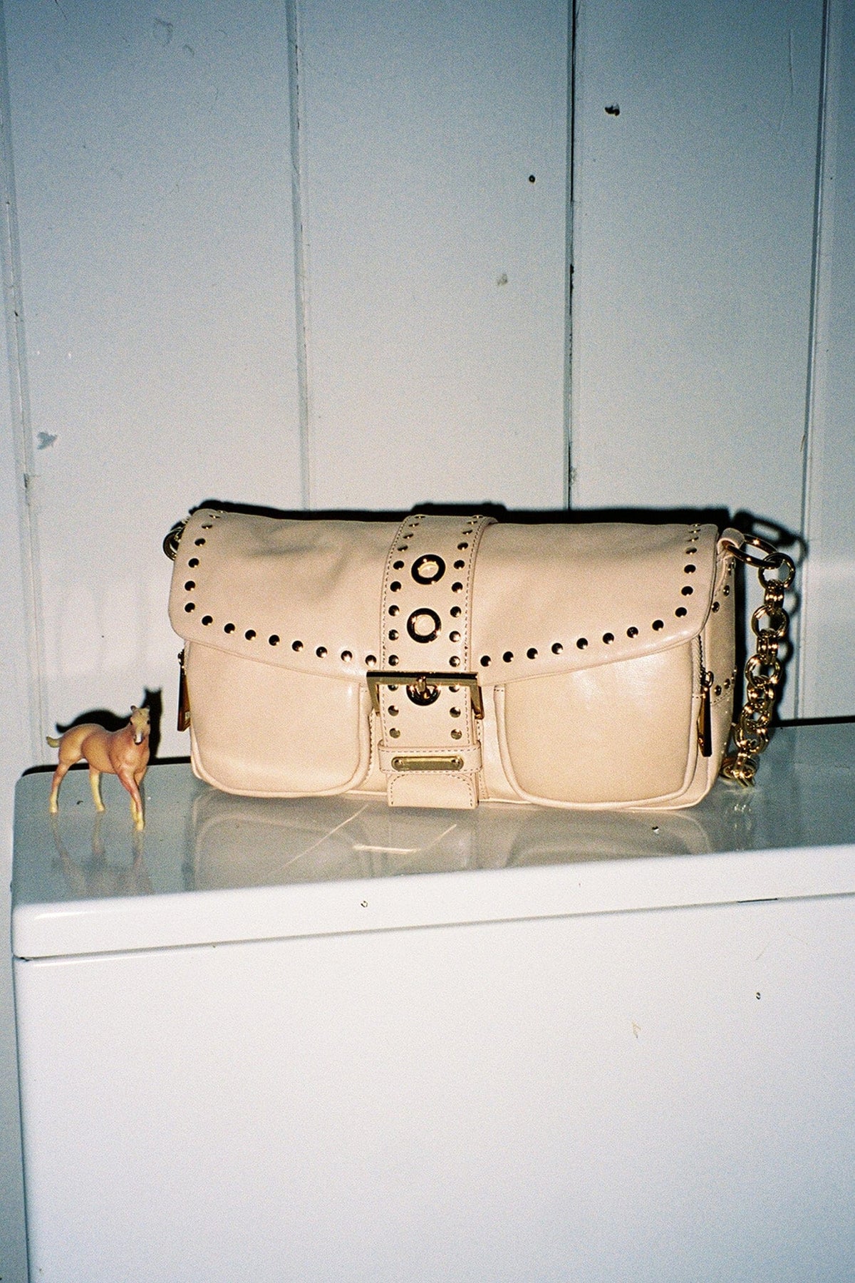 NIGHT-OUT Shoulder Bag - Natural |Jeffrey Campbell