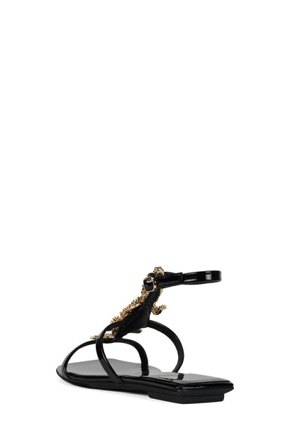 REPTILIAN - Black Patent Gold |Jeffrey Campbell