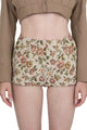 Beige Floral Tapestry