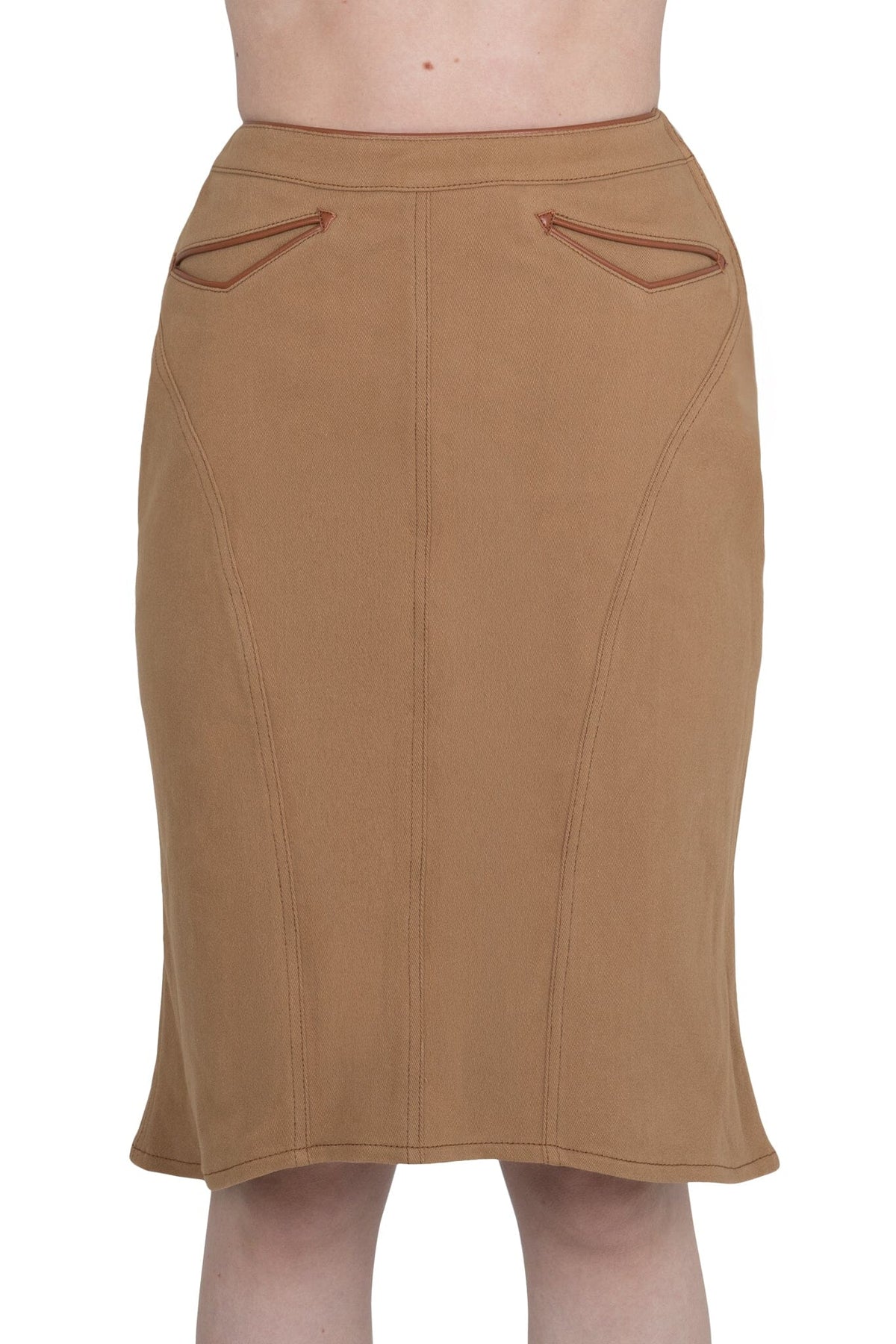RESPONSE SKIRT - Beige |Jeffrey Campbell