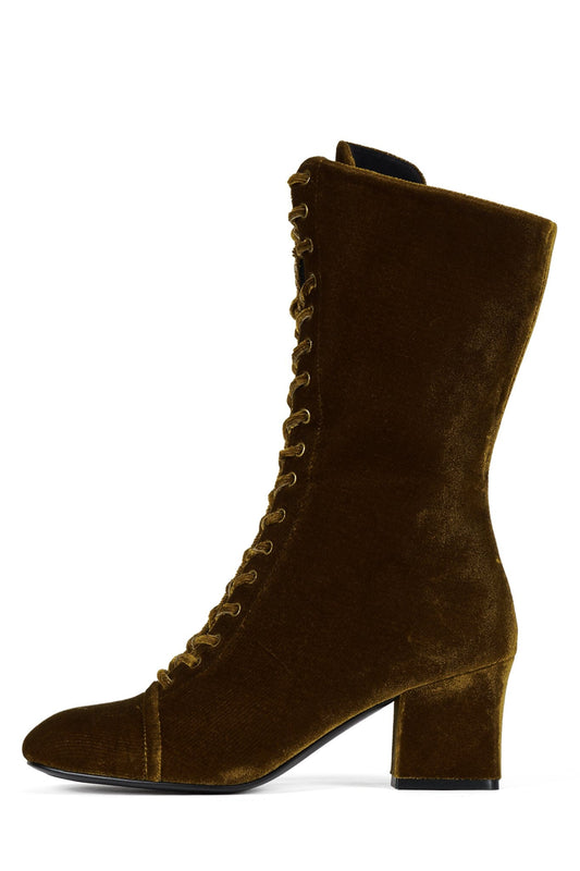 FRANCINE - Khaki Velvet |Jeffrey Campbell