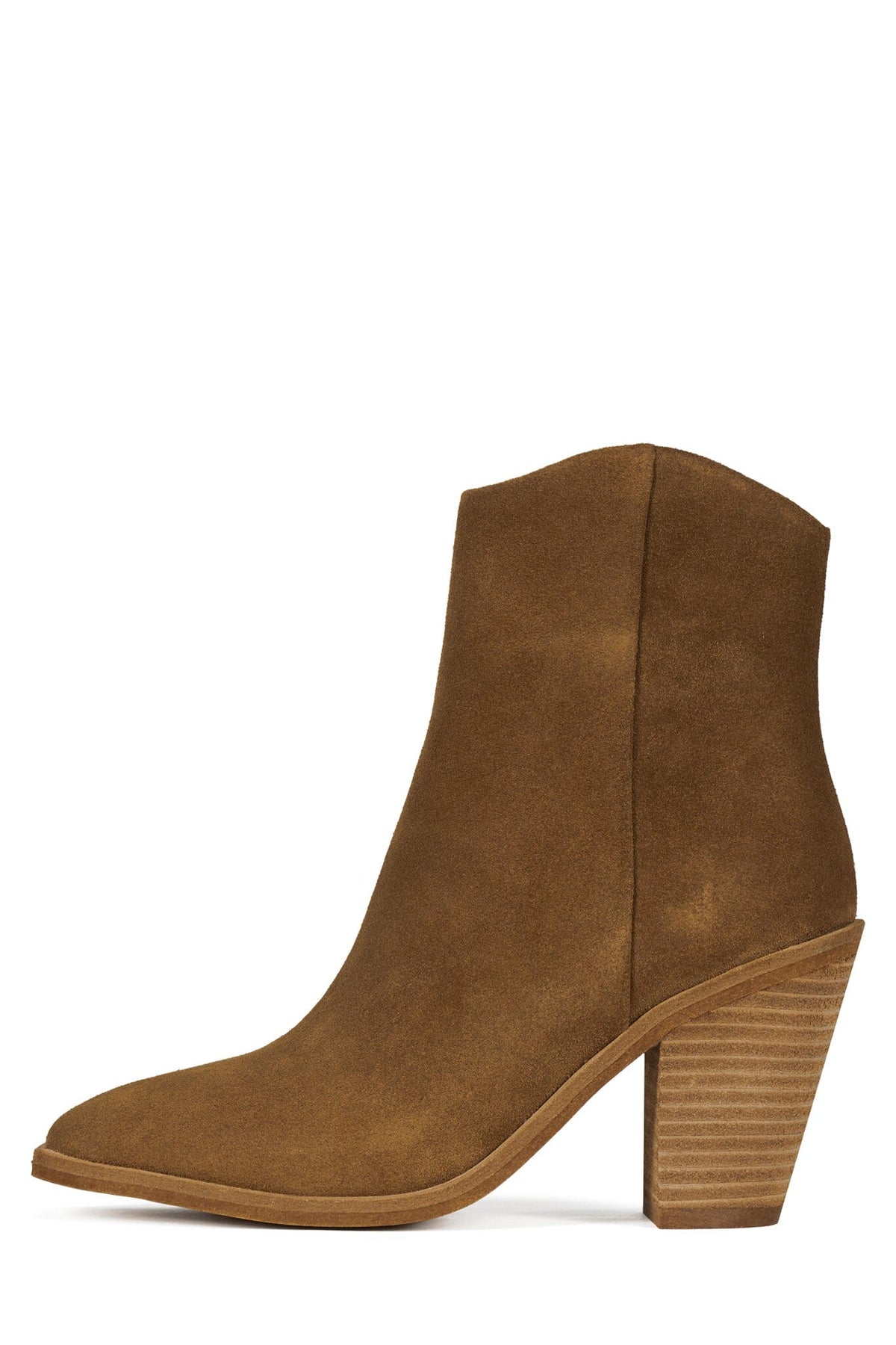 HORSESHOE - Black Suede Natural Stack |Jeffrey Campbell