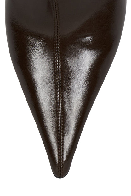 DARING-2 Ankle Bootie - Dark Brown |Jeffrey Campbell