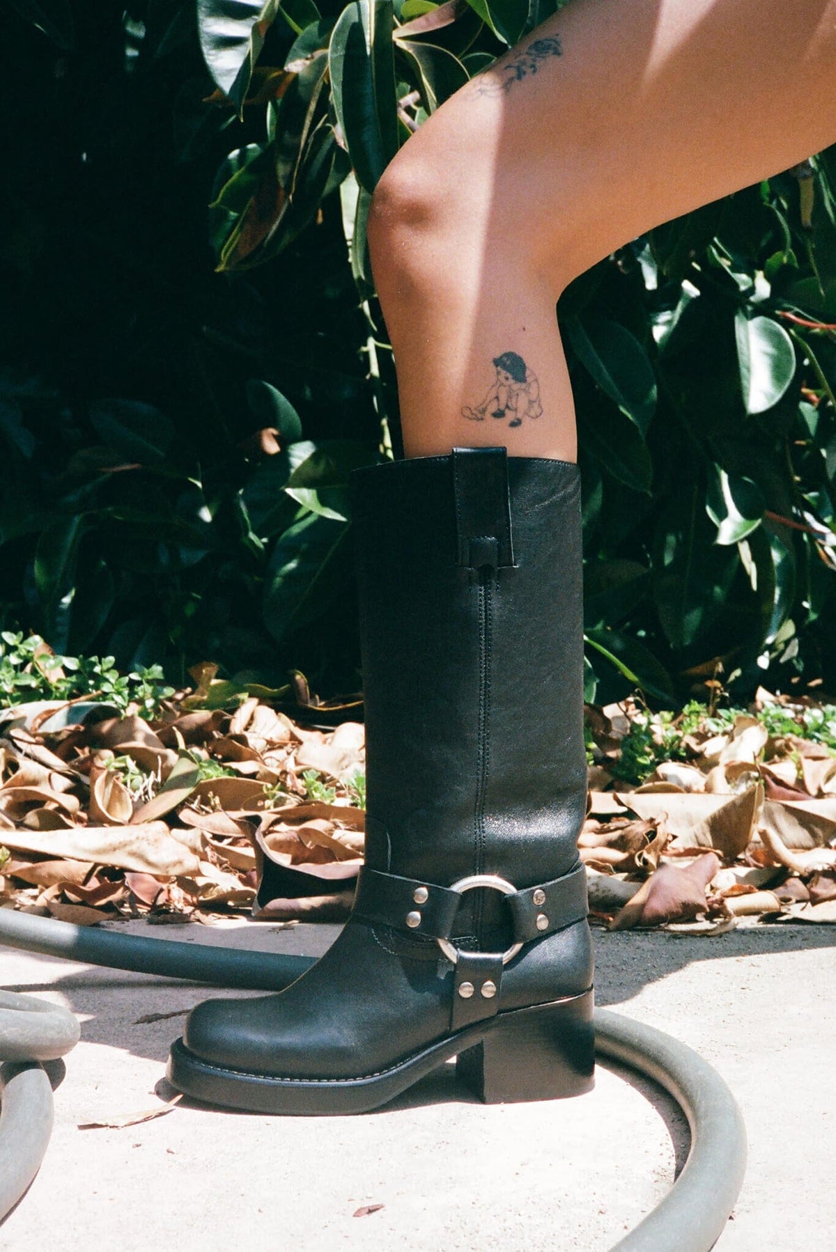 REFLECTION Knee High Boots - Black |Jeffrey Campbell