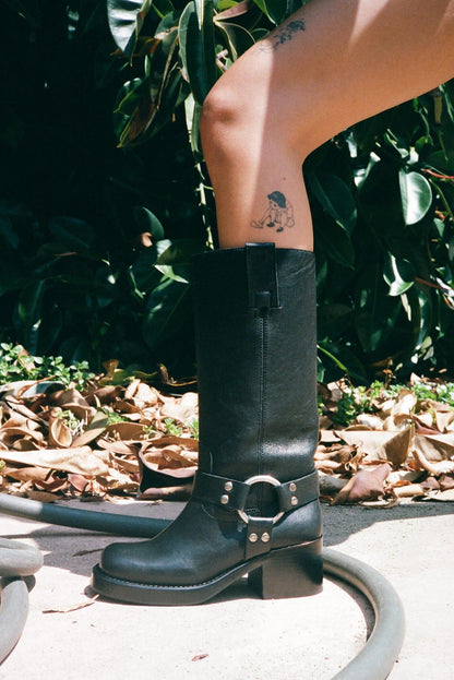 REFLECTION Knee High Boots - Black |Jeffrey Campbell
