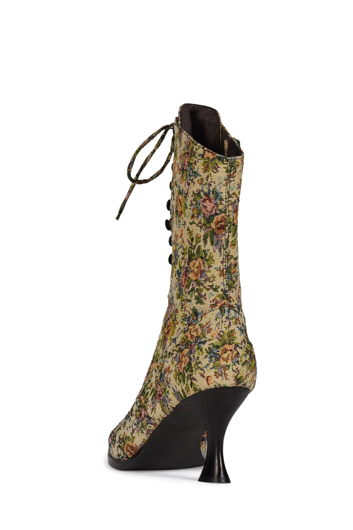 MAYSVILLE Heeled Boot - Beige Floral Tapestry |Jeffrey Campbell