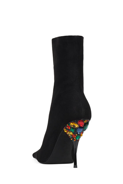 CROWNED - Black Suede Multi |Jeffrey Campbell
