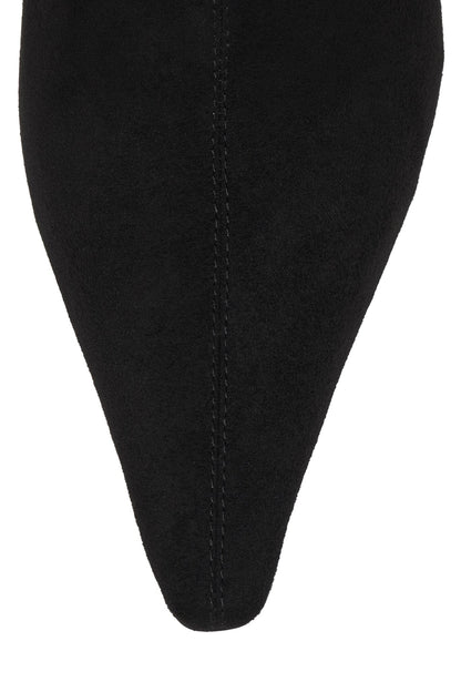 CROWNED - Black Suede Multi |Jeffrey Campbell