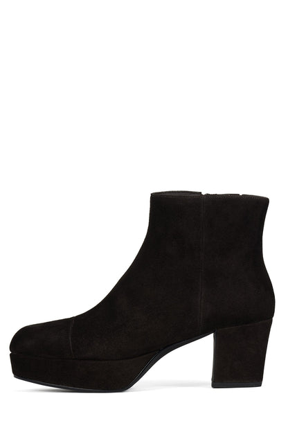 LIVRE Platform Ankle Boot - Brown Suede |Jeffrey Campbell
