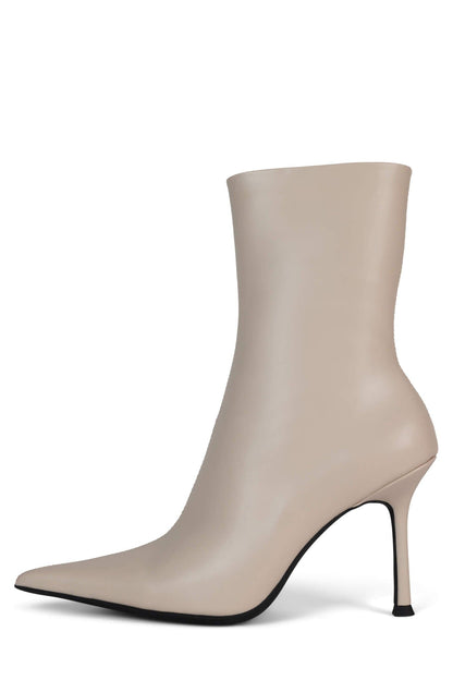DARING Ankle Booties - Beige |Jeffrey Campbell