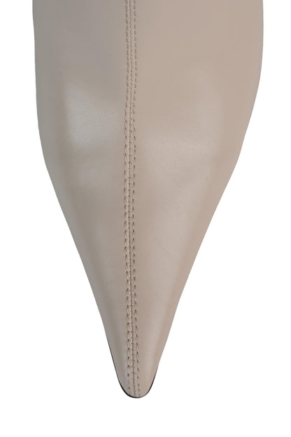DARING Ankle Booties - Beige |Jeffrey Campbell