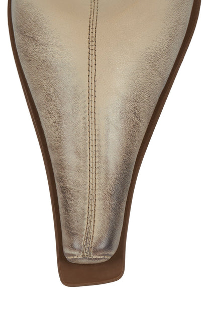 REMBRANDT Heeled Boot - Beige Ruboff |Jeffrey Campbell