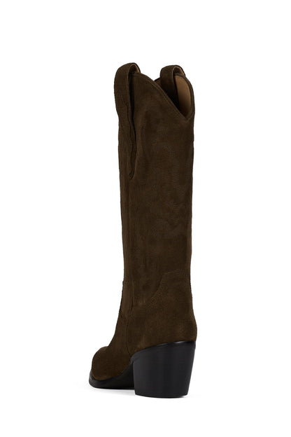 DAGGET Heeled Boot - Brown Suede |Jeffrey Campbell