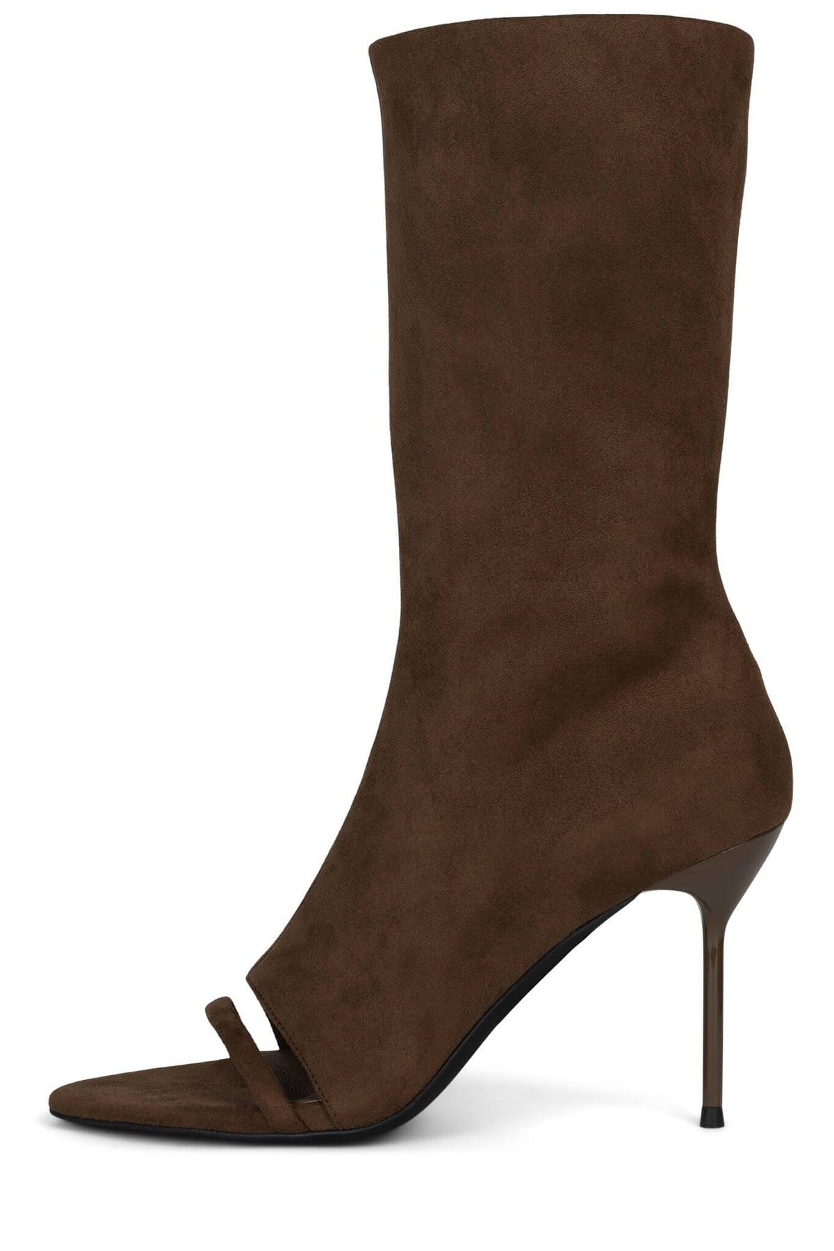GLAMOUR Mid-Calf Boots - Brown Suede |Jeffrey Campbell