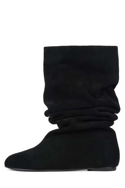 HERRING Slouch Boots - Black Suede |Jeffrey Campbell