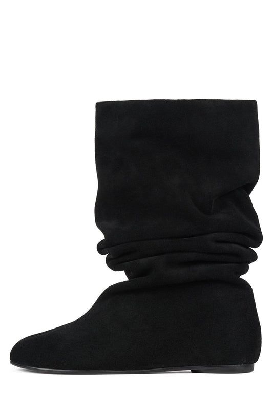 HERRING Slouch Boots - Black Suede |Jeffrey Campbell