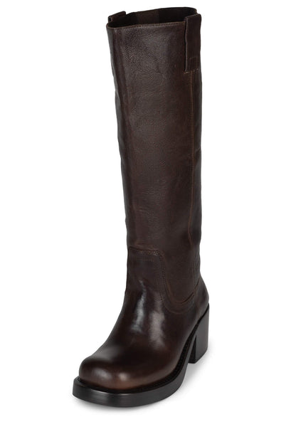 REFLECT-HI Knee-High Boot - Brown Brown |Jeffrey Campbell