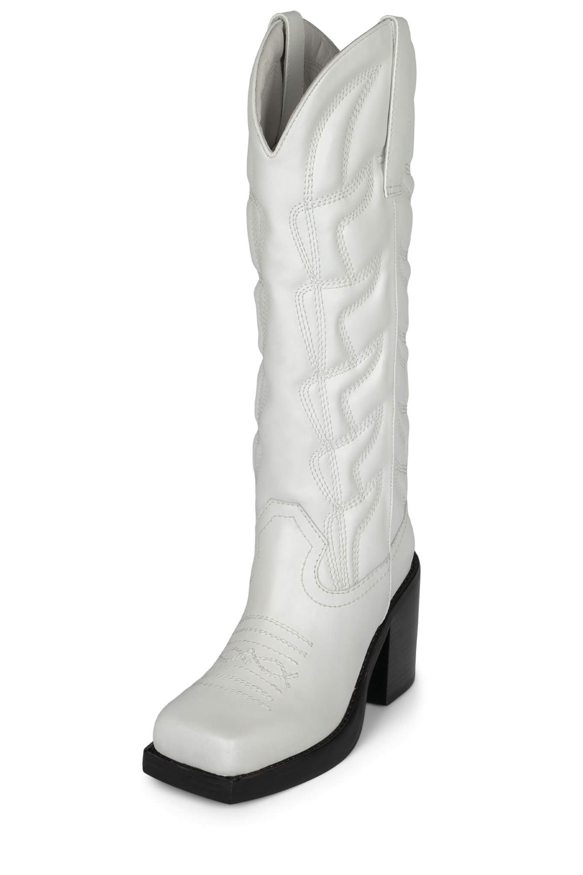 HOKEYPOKEY Knee-High Boot - White |Jeffrey Campbell