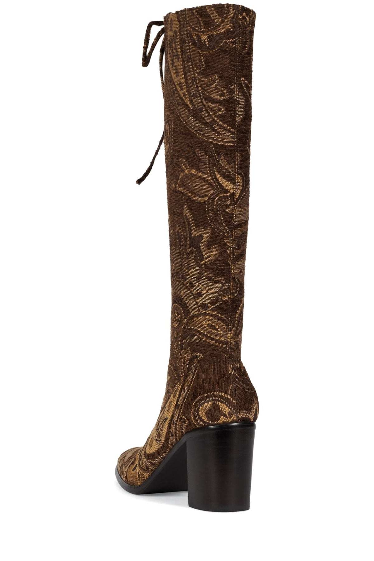 ARCHILLE-K Heeled Boot - Brown Tapestry |Jeffrey Campbell
