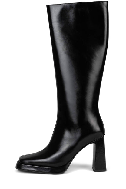 MAXIMAL-3 Knee-High Boot - Wine |Jeffrey Campbell