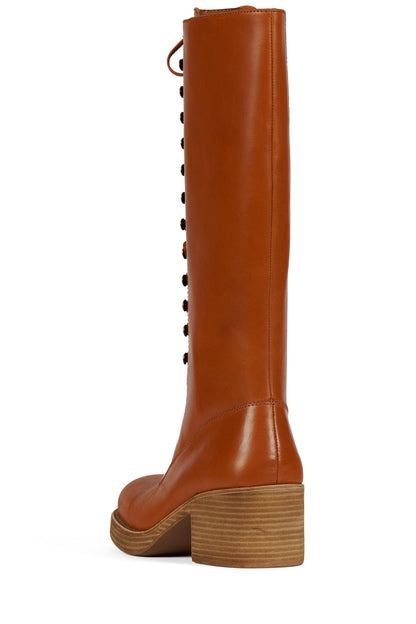 ANDRI Heeled Boot - Tan |Jeffrey Campbell