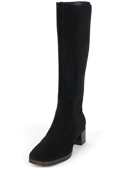 DECORUM - Black Suede |Jeffrey Campbell