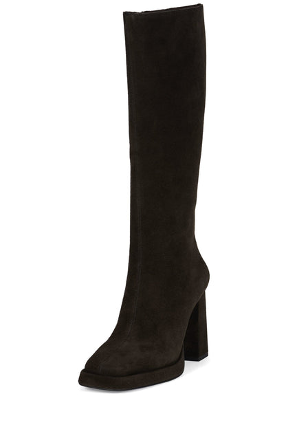 MAXIMAL-3 Platform Knee-High Boot - Brown Suede |Jeffrey Campbell