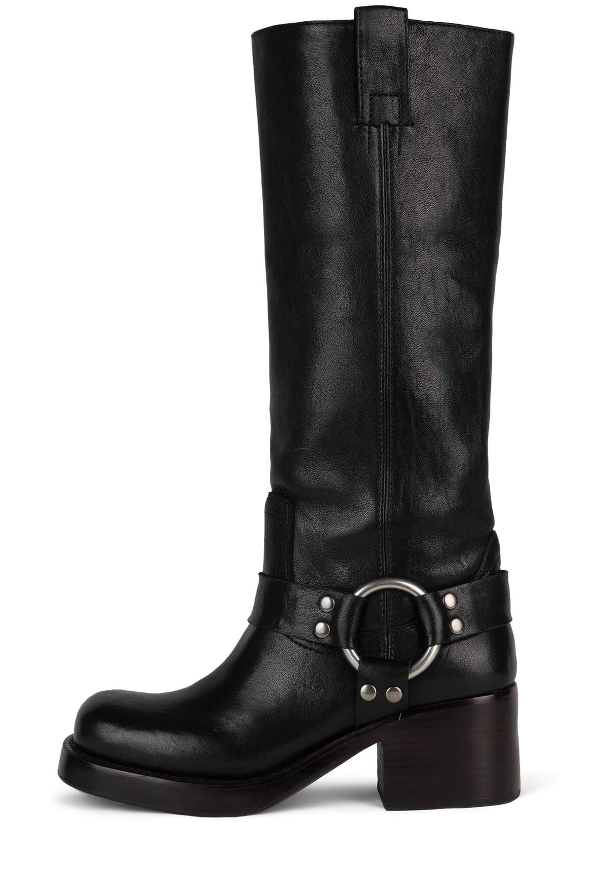 REFLECTN-H Knee-High Boot - Black Silver |Jeffrey Campbell