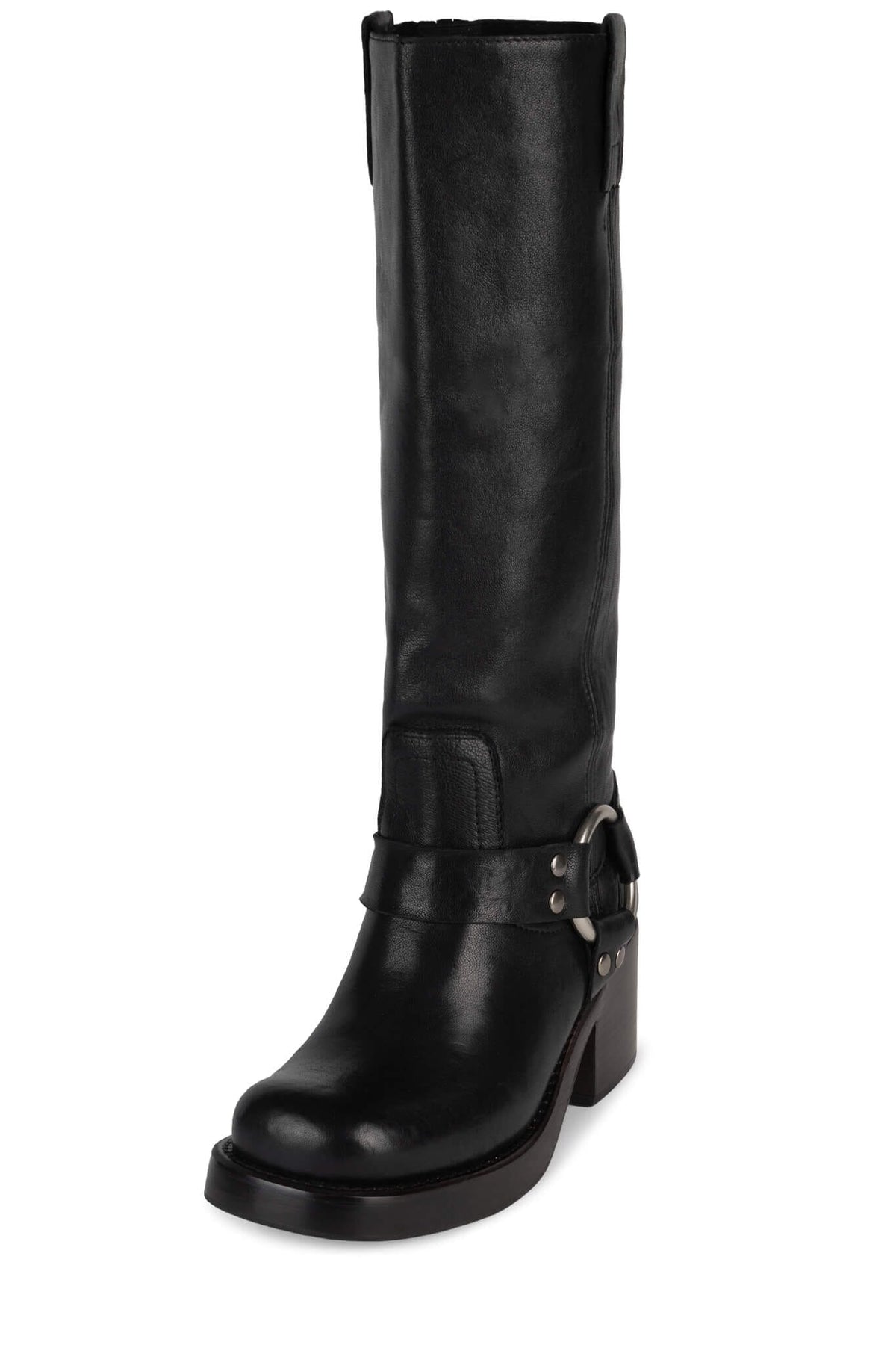 REFLECTN-H Knee-High Boot - Black Silver |Jeffrey Campbell